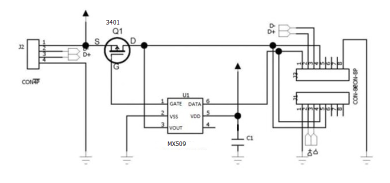 Apple data line solution chip IC