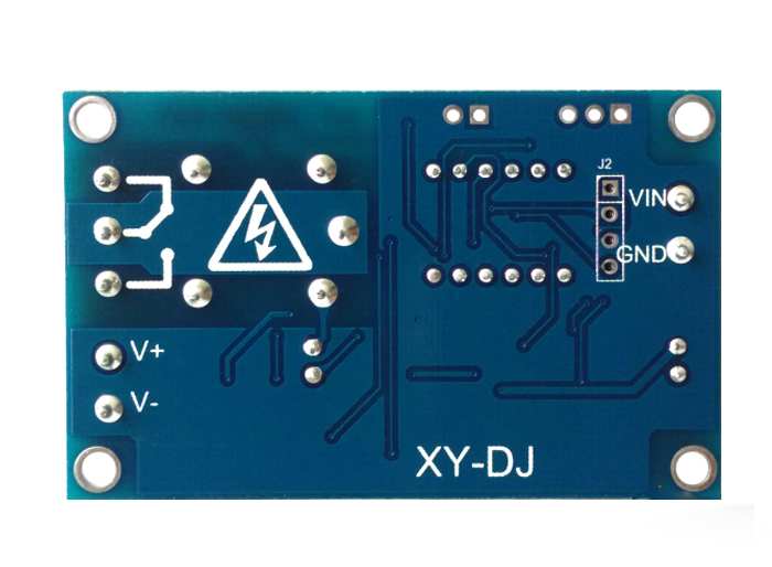 电瓶锂电池蓄电池充放电保护器模块12V48V 欠压过压保护开关定时