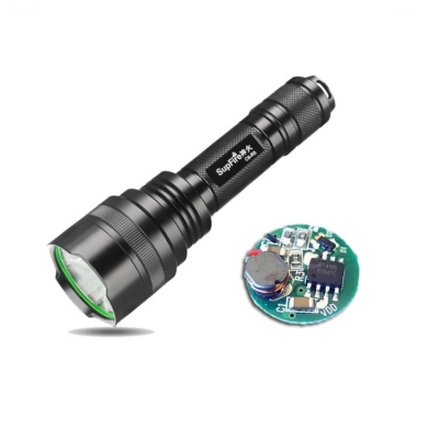 手电筒控制芯片按键调节 LED应用方案设计开发 抄板解密PCBA生产